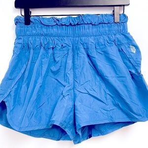 Free People Movement | High Rise Shorts Built-In Briefs Blue | M